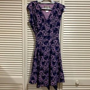 Stretch Cotton Wrap Dress Size Large